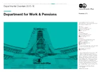 Department for Work & Pensions