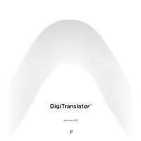 Digitranslator Guide