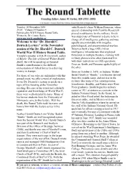 Dr. Harold C. Deutsch Lecture