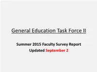 General Education Task Force II