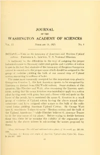 Journal of the Washington Academy of Sciences