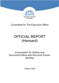 OFFICIAL REPORT (Hansard)