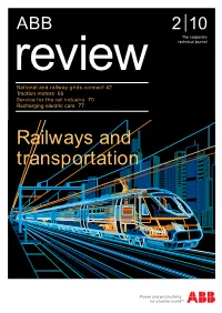 Railways and Transportation Intro Text Missing