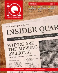 WINTER 2017 ISSUE 64 the Intelligent Quarterly from The
