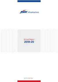 JSW-Infrastructure-Ltd 2019-20.Pdf