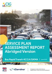 SERVICE PLAN ASSESSMENT REPORT Abridged Version