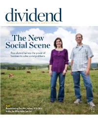 The New Social Scene Ross Alumni Harness the Power of Business to Solve Social Problems
