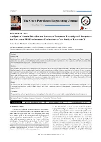 The Open Petroleum Engineering Journal