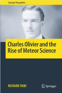 Charles Olivier and the Rise of Meteor Science