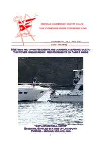 Meetings and On-Water Events Are Currently Deferred Due to the COVID-19 Emergency