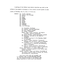 FOMC Meeting Minutes