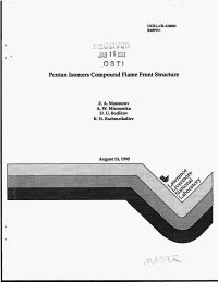 Pentan Isomers Compound Flame Front Structure