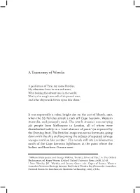 A Taxonomy of Wrecks