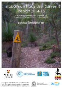 Bibbulmun Track User Survey Report 2014-15