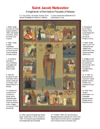 Jacob Netsvetov Enlightener of the Native Peoples of Alaska