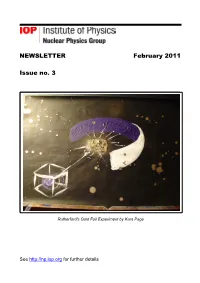 NEWSLETTER Issue No. 3 February 2011