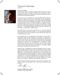 Principal's Message