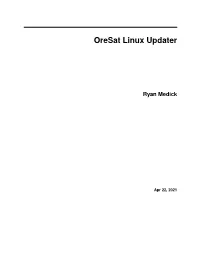 Oresat Linux Updater