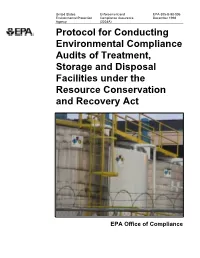 "Protocol for Conducting Environmental Compliance Audits