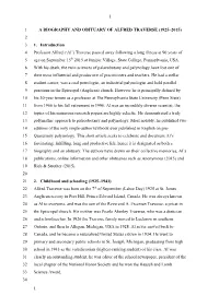 1 1 a Biography and Obituary Of
