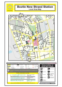 Bootle New Strand Station Local Area Map