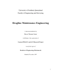 Dragline Maintenance Engineering