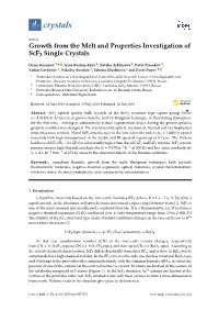 Growth from the Melt and Properties Investigation of Scf3 Single Crystals