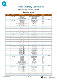 PLC Exchange Cycle 3 2021