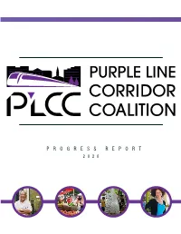 PLCC's 2020 Progress Report