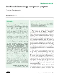 The Effect of Chronotherapy on Depressive Symptoms