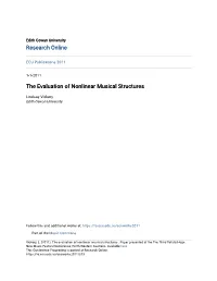 The Evaluation of Nonlinear Musical Structures