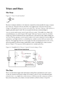 Triacs and Diacs the Triac