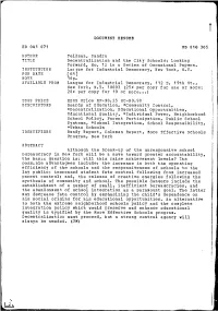 Decentralization and the City Schools; Looking Forward, No. 12 in a Series of Occasional Papers