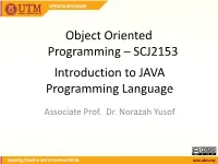 Introduction to Java File