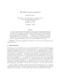 The RSA Group Is Pseudo-Free∗