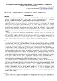 Why Are Stepfathers Detrimental to Child Development? Exploring the Effects of Stepfathers on Multiple Child Outcomes in the UK