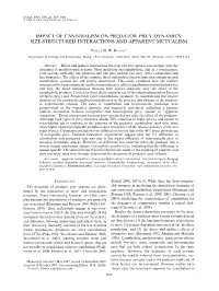 Impact of Cannibalism on Predator–Prey Dynamics: Size-Structured Interactions and Apparent Mutualism