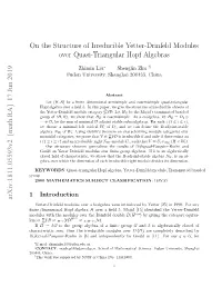 On the Structure of Irreducible Yetter-Drinfeld Modules Over Quasi