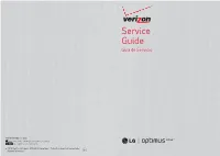 Service Guide Guía De Servicio