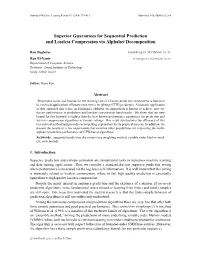 Superior Guarantees for Sequential Prediction and Lossless Compression Via Alphabet Decomposition