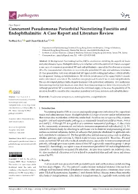 Concurrent Pseudomonas Periorbital Necrotizing Fasciitis and Endophthalmitis: a Case Report and Literature Review