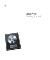 Logic Pro 8 Getting Started (Manual)