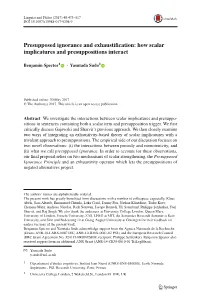 Presupposed Ignorance and Exhaustification: How Scalar