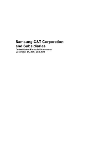 Samsung C&T Corporation and Subsidiaries
