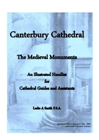 The Medieval Monuments