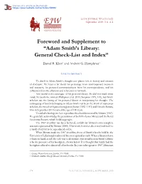 Adam Smith's Library”