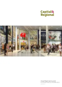 Annual Report and Accounts for the Year Ended 30 December 2012