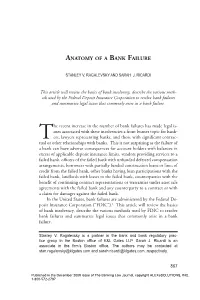 Avatomu of a Bavĸ FAILURE