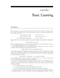 Basic Counting