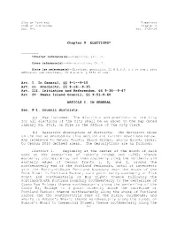 Chapter 9 ELECTIONS*
